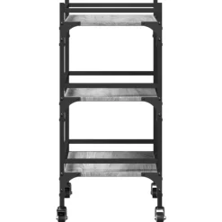 vidaXL Carrito de cocina madera ingeniería 50x35x75,5 cm Gris sonoma Hot