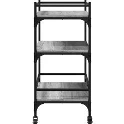 vidaXL Carros E Islas-Carrito de cocina madera ingeniería 65x40x86,5 cm