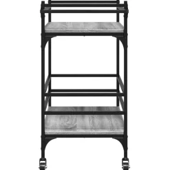 vidaXL Carros E Islas-Carrito de cocina madera ingeniería 82x40x78,5 cm