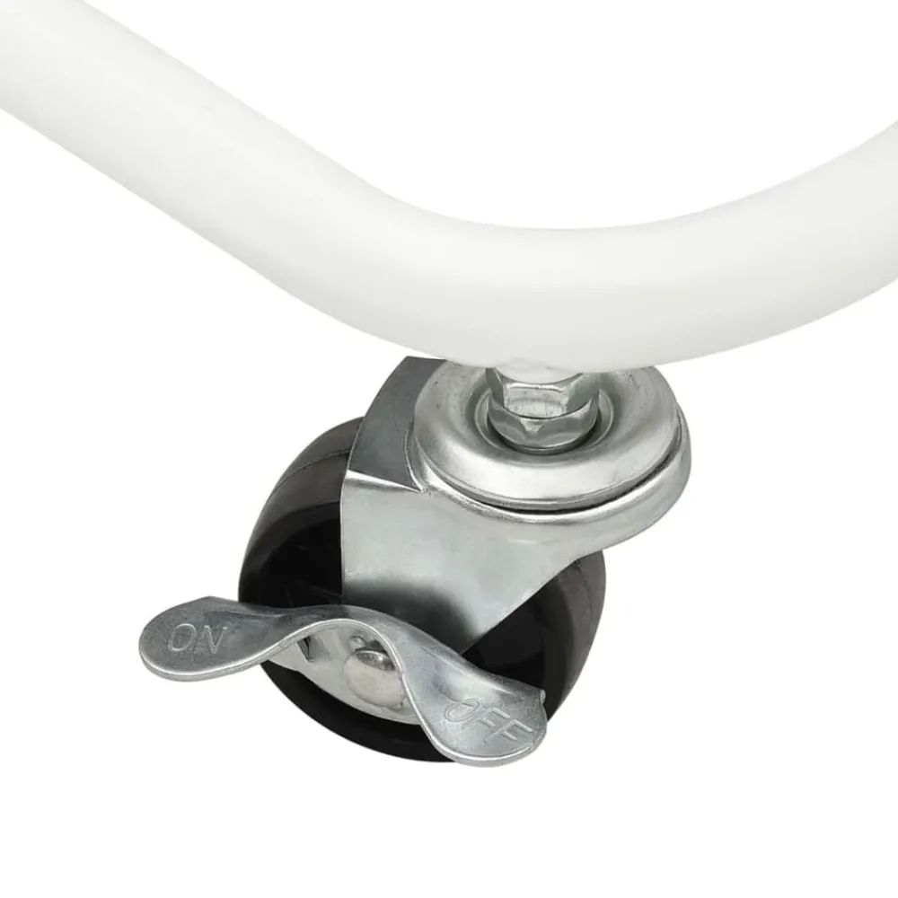 vidaXL Carrito de cocina 3 niveles acero 43x34x79 cm Blanco Sale