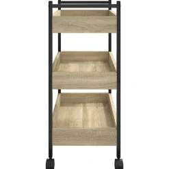 vidaXL Carros E Islas-Carrito de cocina madera de ingeniería 50x30x70 cm
