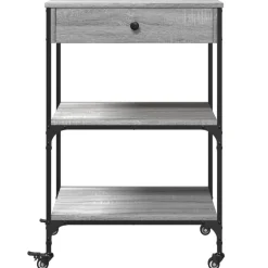 vidaXL Carros E Islas-Carrito de cocina madera ingeniería 60x48x89,5 cm