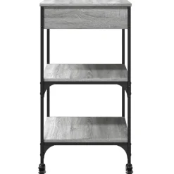 vidaXL Carros E Islas-Carrito de cocina madera ingeniería 60x48x89,5 cm