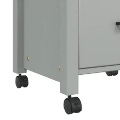 vidaXL Carrito de cocina MONZA madera maciza de pino 48x40x88,5 cm Gris Hot