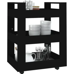 vidaXL Carros E Islas-Carrito de cocina madera contrachapada 60x45x80 cm