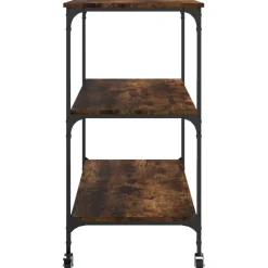 vidaXL Carros E Islas-Carrito de cocina madera ingeniería 102x50x95 cm