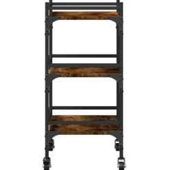 vidaXL Carros E Islas-Carrito de cocina madera ingeniería 50x35x75,5 cm