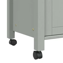 vidaXL Carrito de cocina MONZA madera maciza de pino 60x40x88,5 cm Gris New