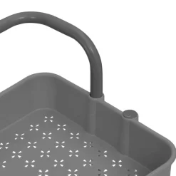 vidaXL Carros E Islas-Carrito de cocina 3 niveles hierro y ABS 42x35x85 cm