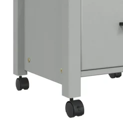 vidaXL Carros E Islas-Carrito de cocina MONZA madera maciza de pino 48x40x88,5 cm