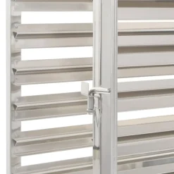 vidaXL Carrito de cocina 16 bandejas acero inoxidable 38x55x163 cm