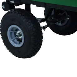 vidaXL Herramientas-Carrito de mano basculante para jardín 300 kg 75 L