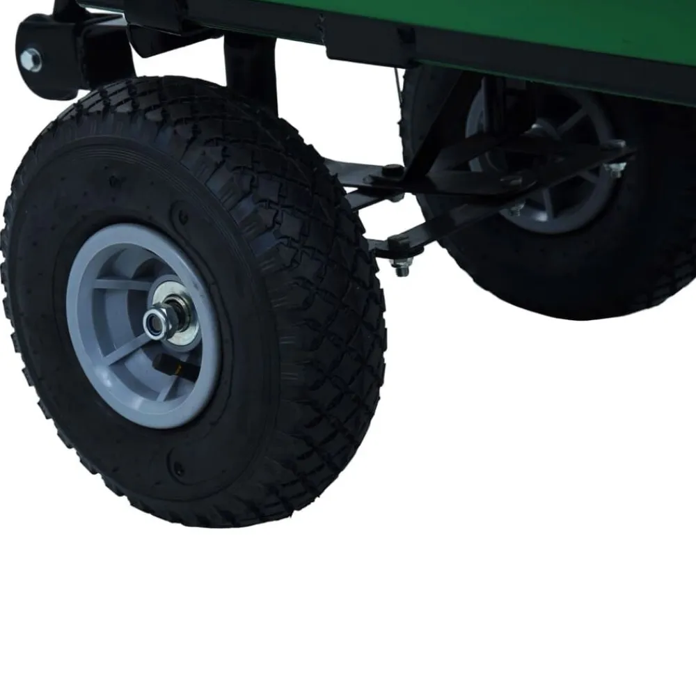 vidaXL Herramientas-Carrito de mano basculante para jardín 300 kg 75 L