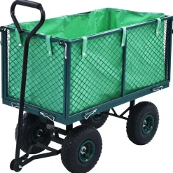 vidaXL Herramientas-Carrito de mano de jardín 350 kg