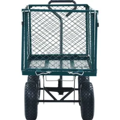 vidaXL Herramientas-Carrito de mano de jardín 350 kg