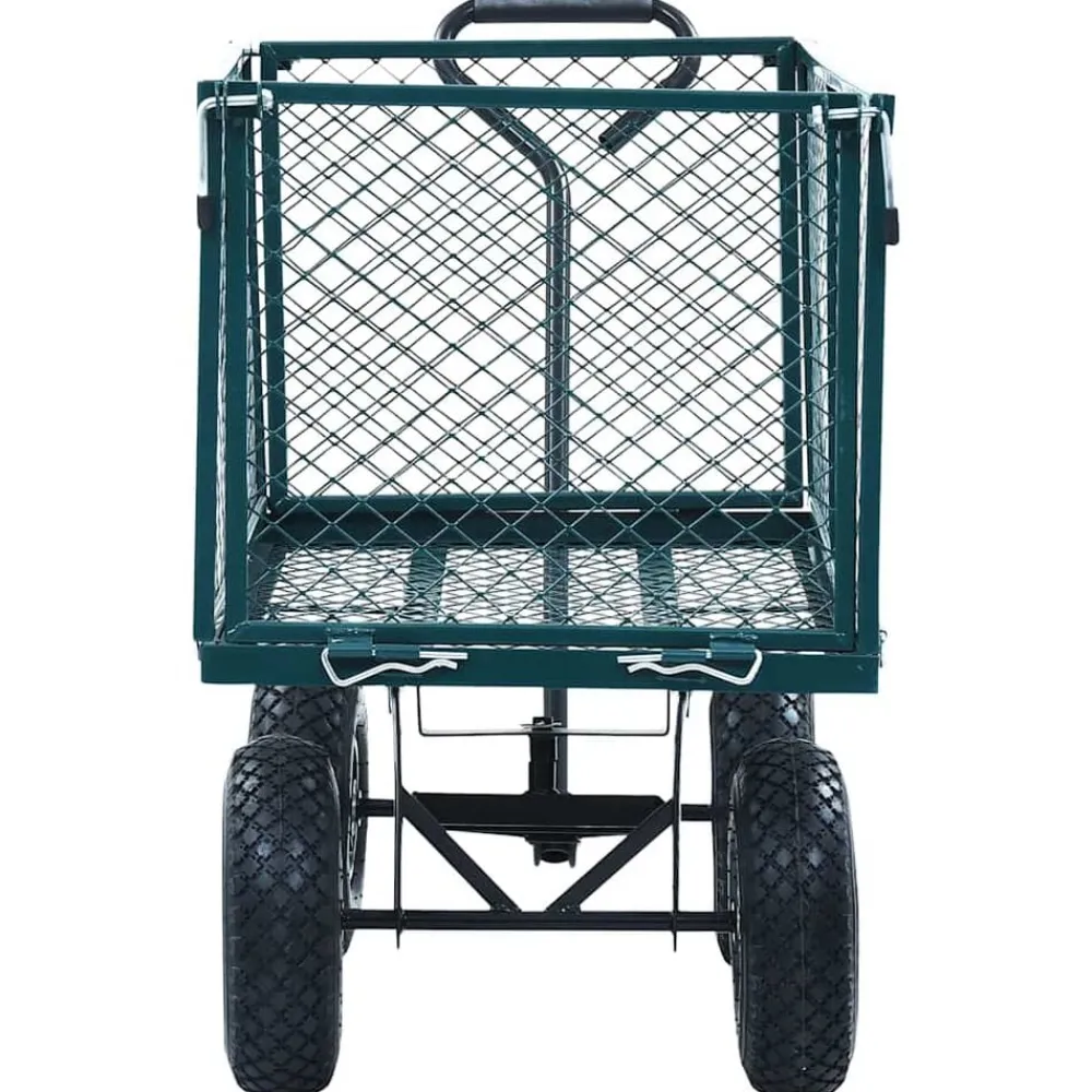 vidaXL Herramientas-Carrito de mano de jardín 350 kg