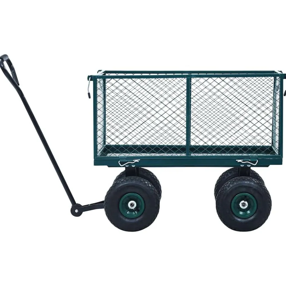 vidaXL Herramientas-Carrito de mano de jardín 350 kg