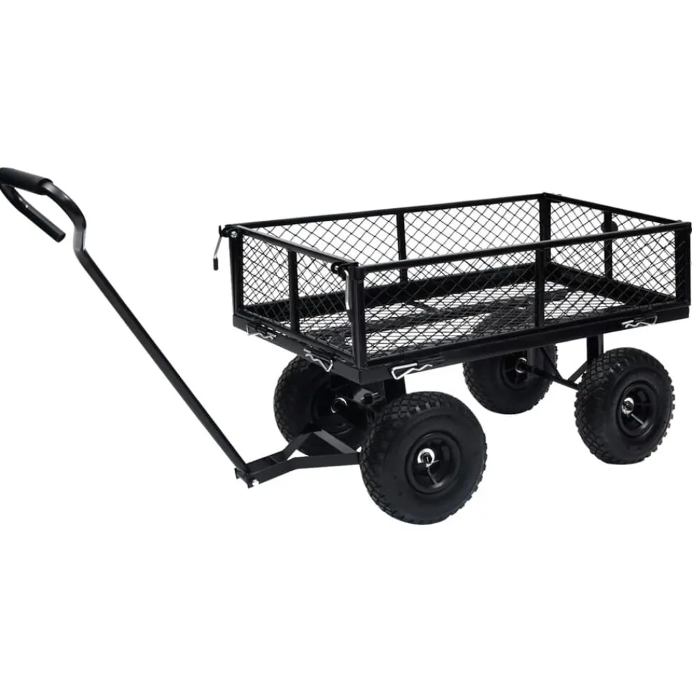 vidaXL Herramientas-Carrito de mano de jardín 250 kg