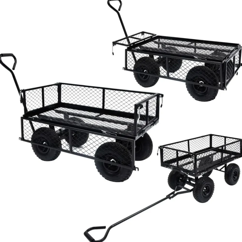 vidaXL Herramientas-Carrito de mano de jardín 250 kg