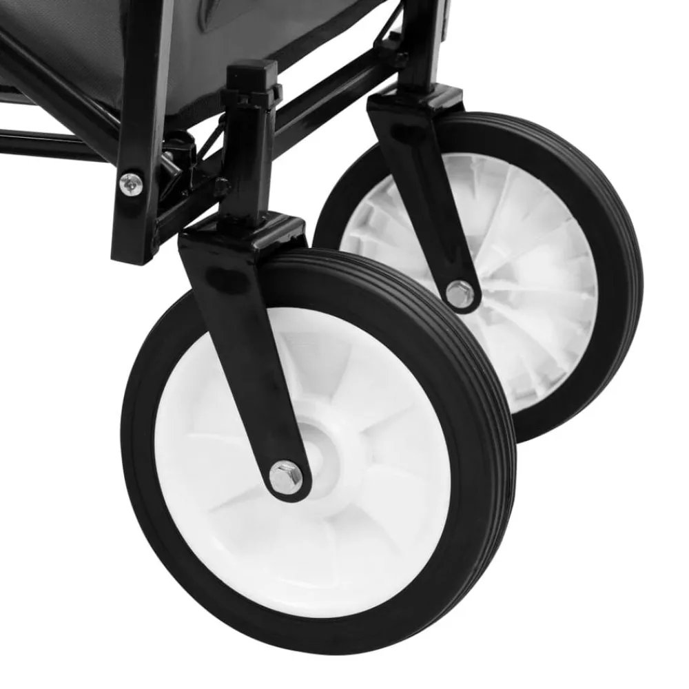 vidaXL Herramientas-Carrito de mano plegable de acero