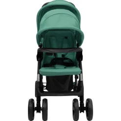 Niños vidaXL Transporte De Bebés-Carrito para gemelos tandem de acero