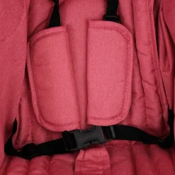 vidaXL Carrito para gemelos de acero Rojo Hot