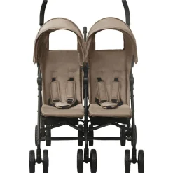 vidaXL Carrito para gemelos de acero gris taupe Taupé Sale