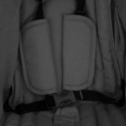 vidaXL Carrito para gemelos de acero Gris oscuro Best
