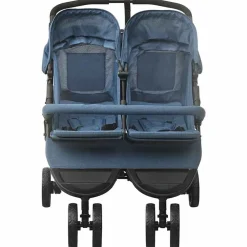 Niños vidaXL Transporte De Bebés-Carrito para gemelos de acero