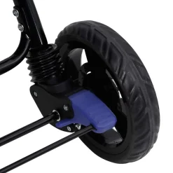Niños vidaXL Transporte De Bebés-Carrito para gemelos tandem de acero
