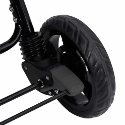 Niños vidaXL Transporte De Bebés-Carrito para gemelos tandem de acero
