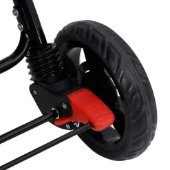 vidaXL Carrito para gemelos tandem de acero Rojo Sale
