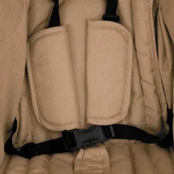 Niños vidaXL Transporte De Bebés-Carrito para gemelos de acero gris