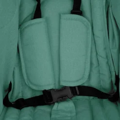 vidaXL Carrito para gemelos de acero Verde Clearance