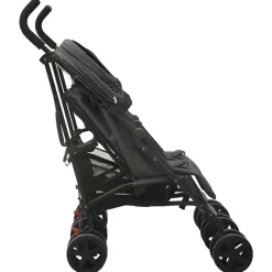 vidaXL Carrito para gemelos de acero gris Antracita Clearance