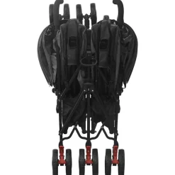 vidaXL Carrito para gemelos de acero gris Antracita Clearance