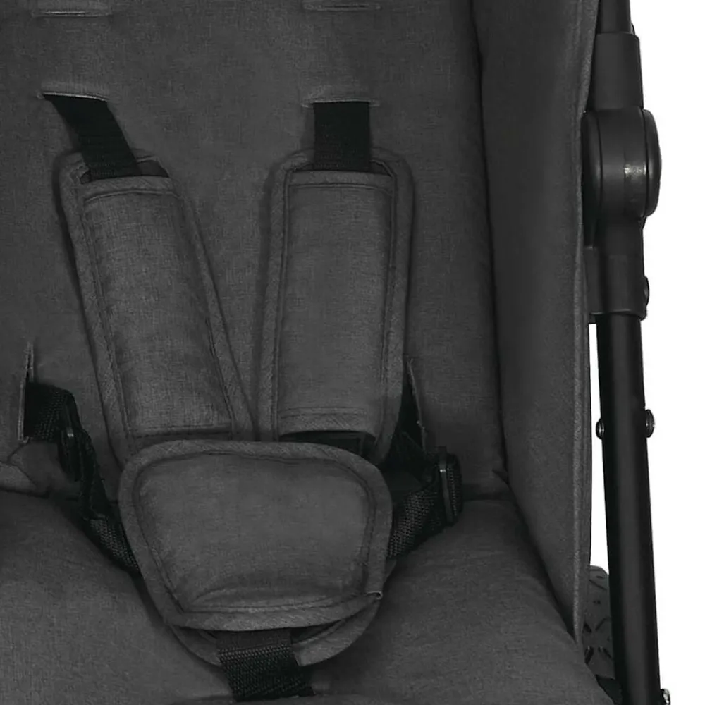 vidaXL Carrito para gemelos de acero gris Antracita Clearance