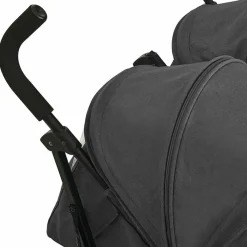 vidaXL Carrito para gemelos de acero gris Antracita Clearance
