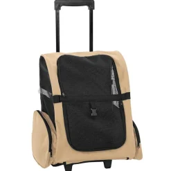 vidaXL Productos Para Mascotas-Carrito para mascotas 3 en 1 diseño 48x32x(57-106) cm tela Oxford