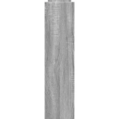 vidaXL Carro de almacenaje estrecho 4 niveles madera Gris sonoma Sale