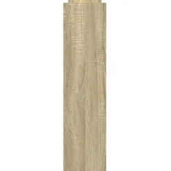 vidaXL Carro de almacenaje estrecho 4 niveles madera Roble Sonoma Outlet