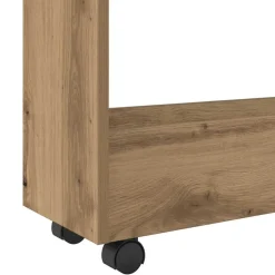 vidaXL Carro de almacenaje estrecho 3 niveles madera roble artisian artisian oak Sale