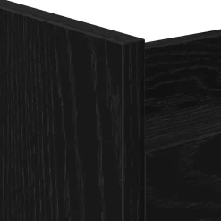 vidaXL Carro de Almacenamiento Estrecho 60 x 20 x 82 cm Roble negro Best