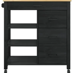 vidaXL Carros E Islas-Carro de Cocina MONZA 84 x 40 x 88,5 cm