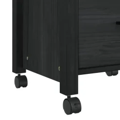 vidaXL Carro de Cocina MONZA 48 x 40 x 88,5 cm Negro