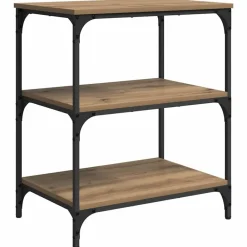 vidaXL Carro de Cocina Roble artesanal 60 x 41 x 76 cm Roble artisan Hot