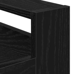 vidaXL Carro de Cocina 60 x 45 x 80 cm Roble negro New