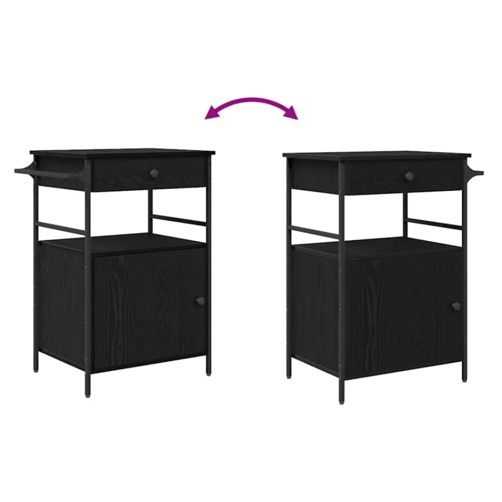 vidaXL Carros E Islas-Carro de Cocina 56 x 43 x 89,5 cm