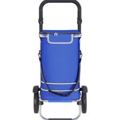 vidaXL Maletas Y Bolsos De Viaje-Carro de compras 36,5 x 46,5 x 100,5 cm Tela Oxford