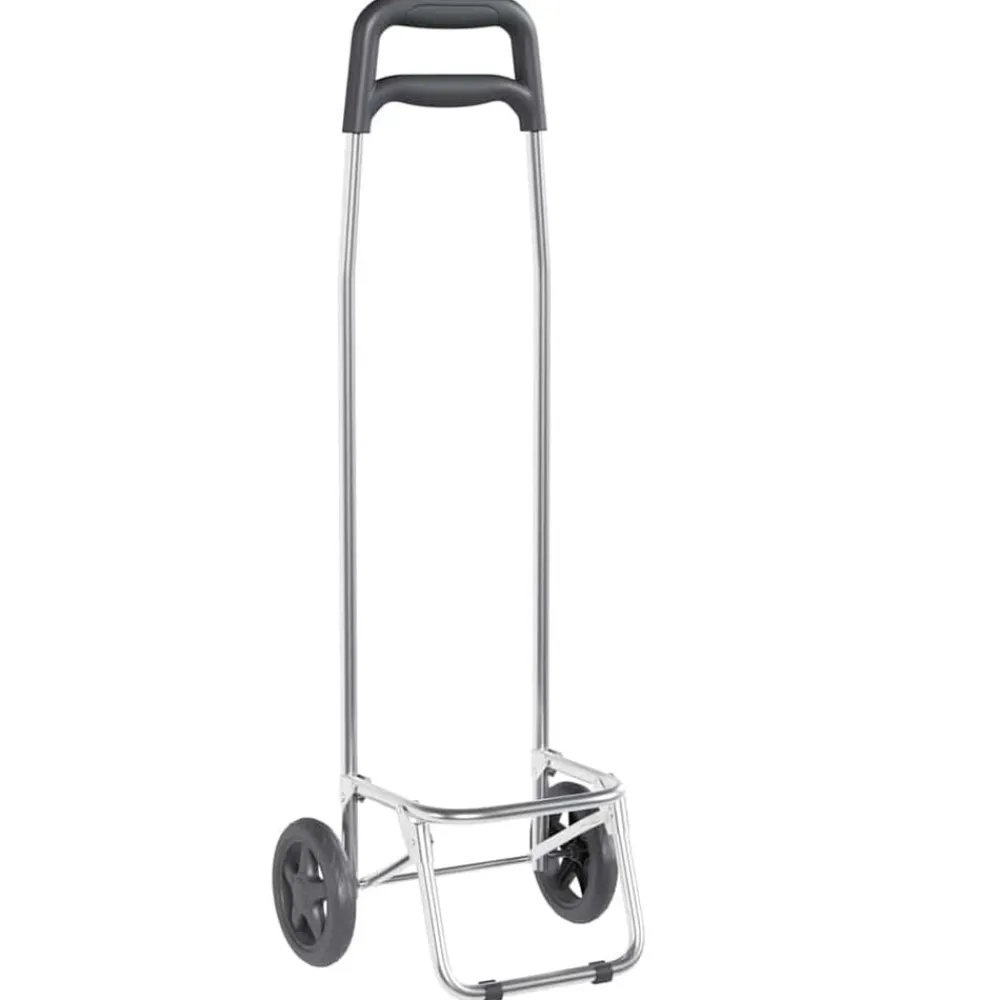 vidaXL Carro de compras 35 x 28 x 92 cm Tela Oxford Gris New